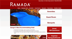 Desktop Screenshot of bangorramada.com