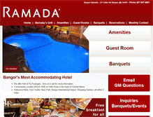 Tablet Screenshot of bangorramada.com